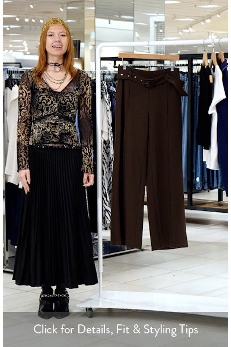 Benton Belted Wide Leg Pants video