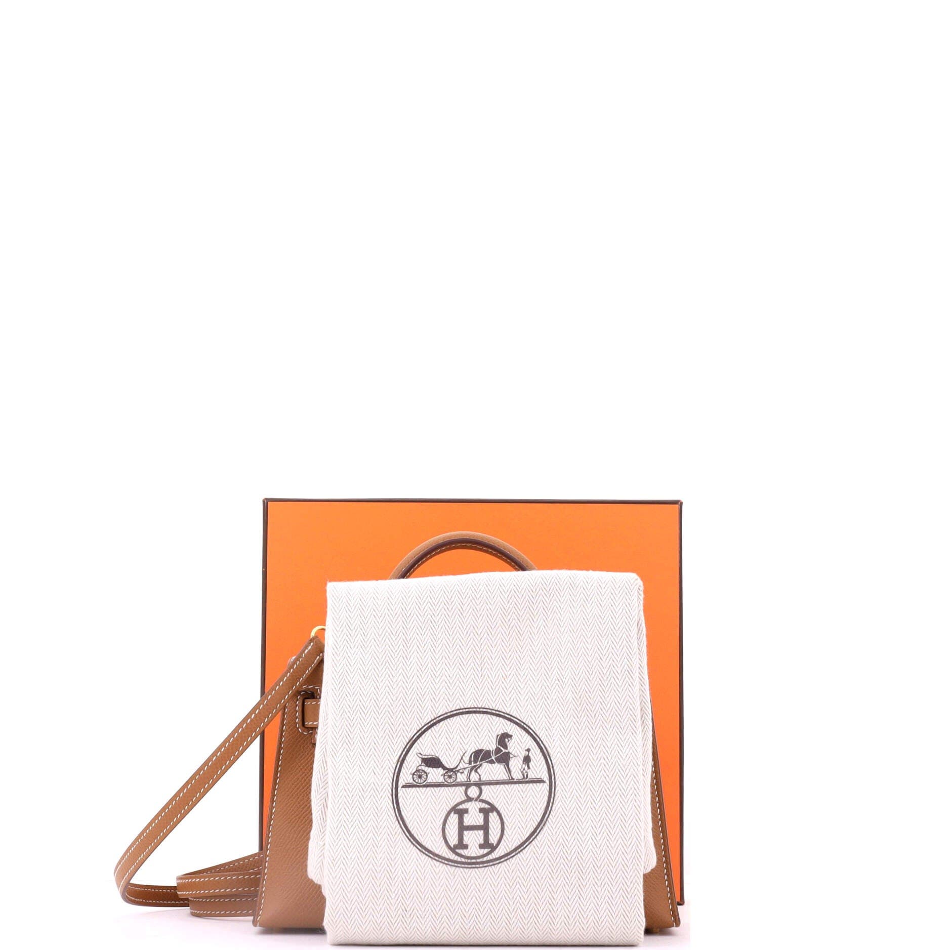 Kelly Mini II Bag Brown Epsom with Gold Hardware 20, Alternate, color, Gold