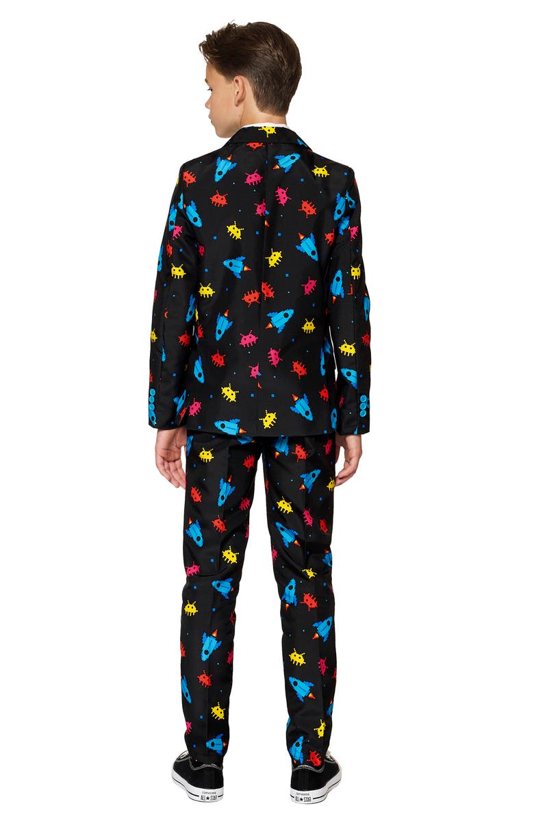 SUITMEISTER Kids' Video Game Arcade Two-Piece Suit with Tie, Alternate, color, 