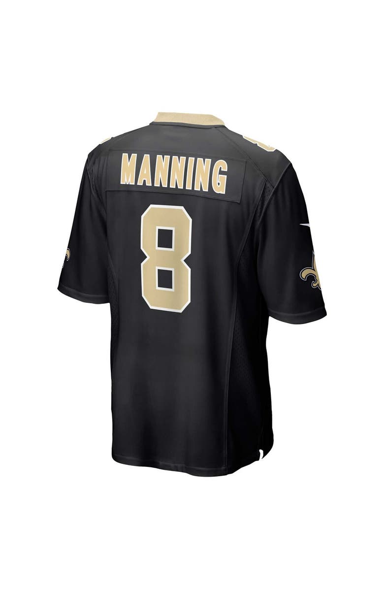 Nike Men's Nike Archie Manning Black New Orleans Saints Retired Player Game Jersey, Alternate, color, Black