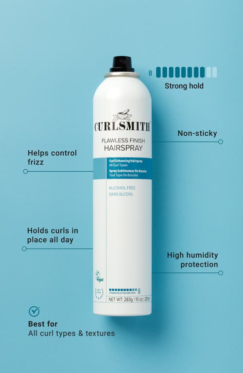 Curlsmith Flawless Finish Hairspray In Transparent