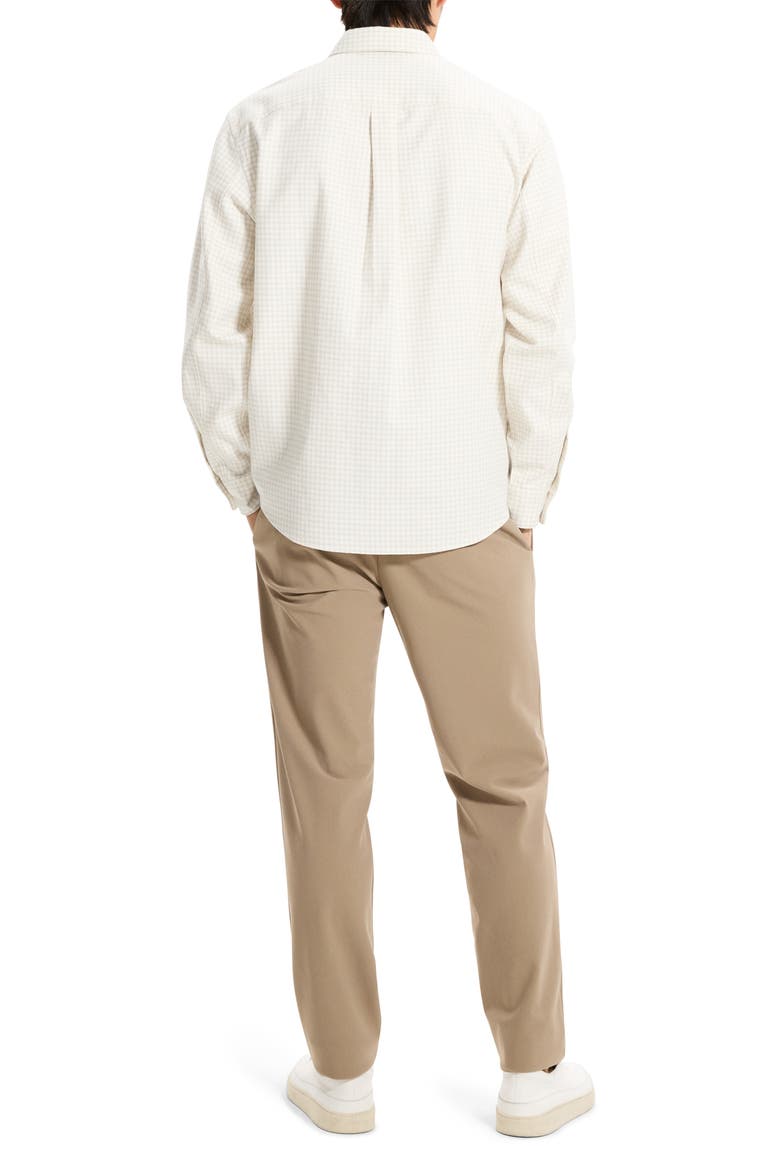 Weekend Woods Check Cotton Button-Up Shirt, Alternate, color, WINTER IVORY MULTI