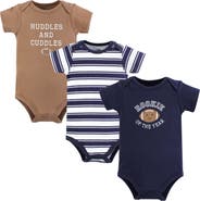 Hudson Baby Cotton 3-Piece Bodysuit Bundle