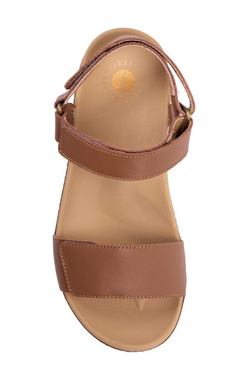 Revitalign Kiera Ankle Strap Sandal In Tan