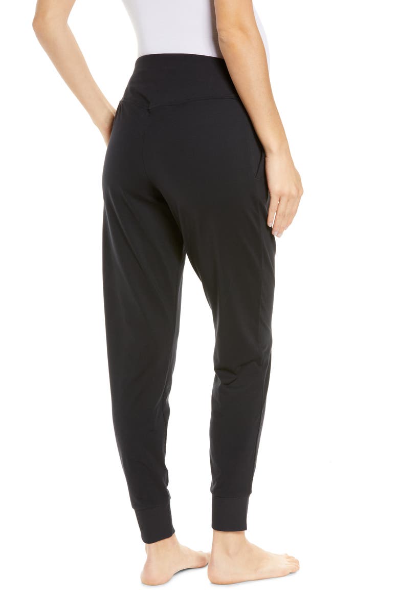 Live In Maternity Pocket Joggers, Alternate, color, BLACK