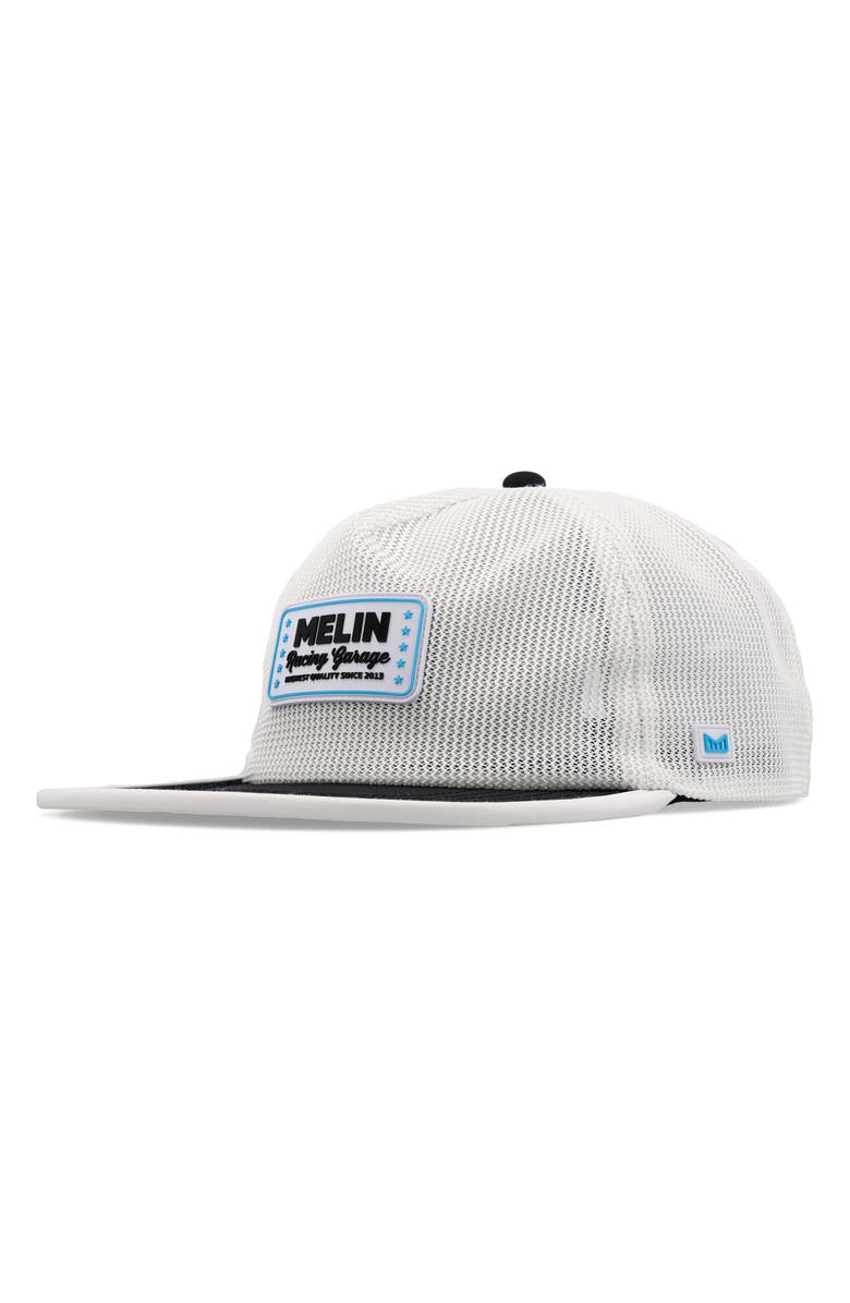 Melin Eagle MPH Garage Hydro Snapback Ball Cap, Main, color, White
