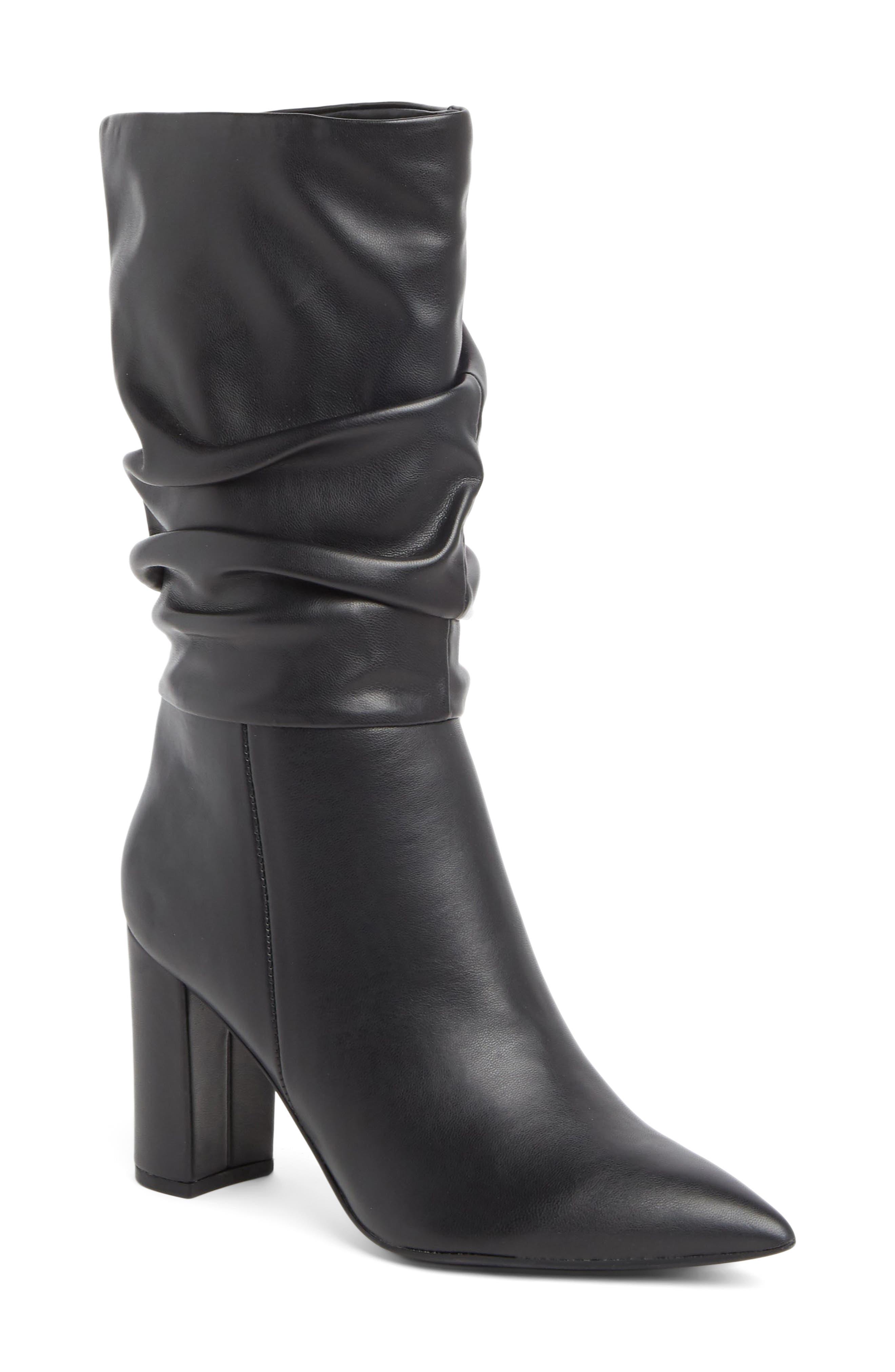 Marc Fisher Galley Slouchy Block Heel Boot, Main, color, 