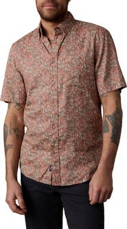 Faherty Breeze Short Sleeve Button-Down Shirt