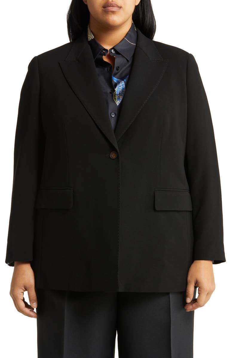 Lafayette 148 New York Finesse Crepe Blazer, Alternate, color, 