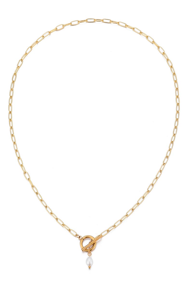 Adornia Freshwater Pearl Pendant Necklace, Alternate, color, White