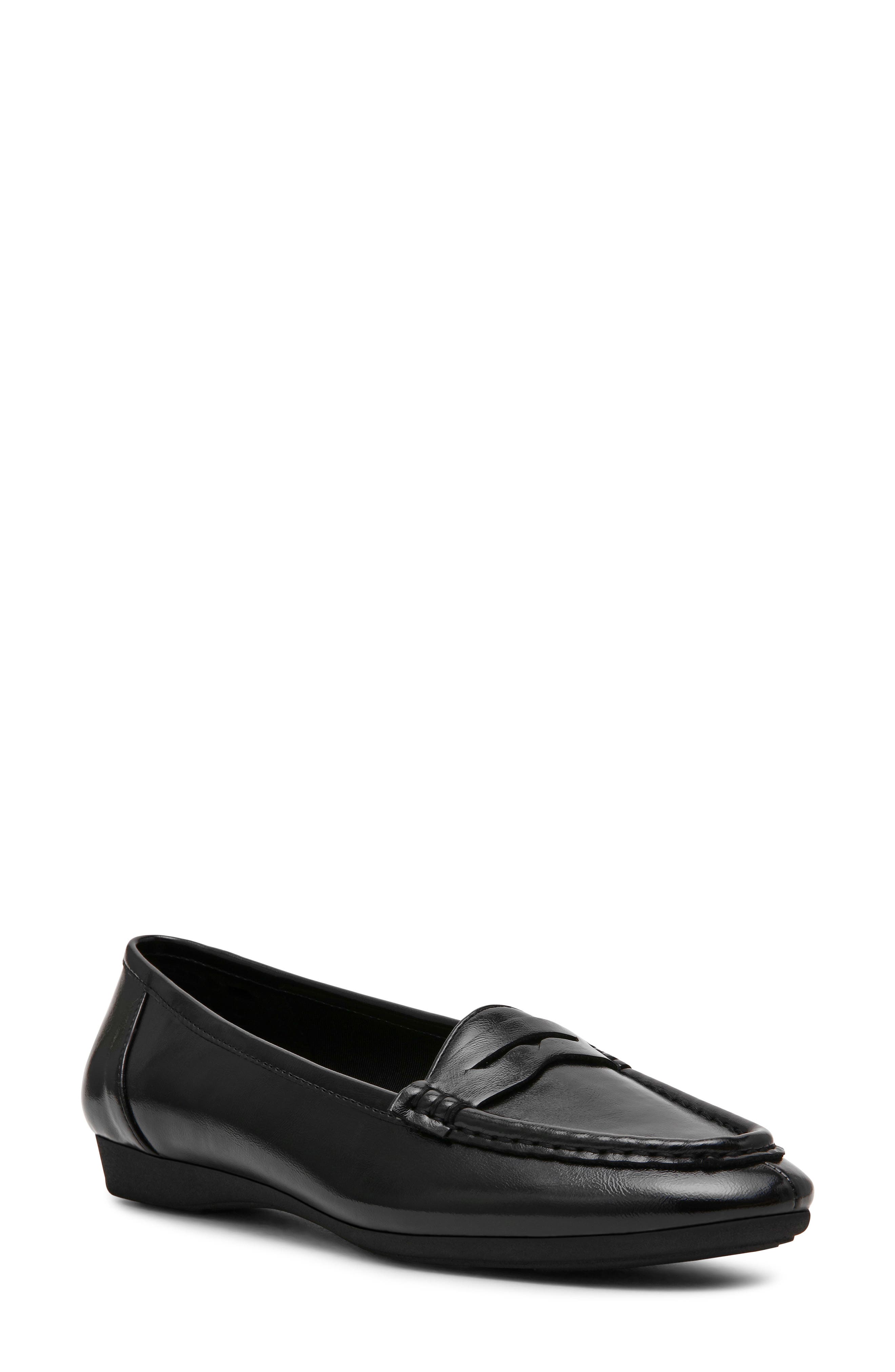 Carson Loafer, Main, color, BLACK CRINKLE