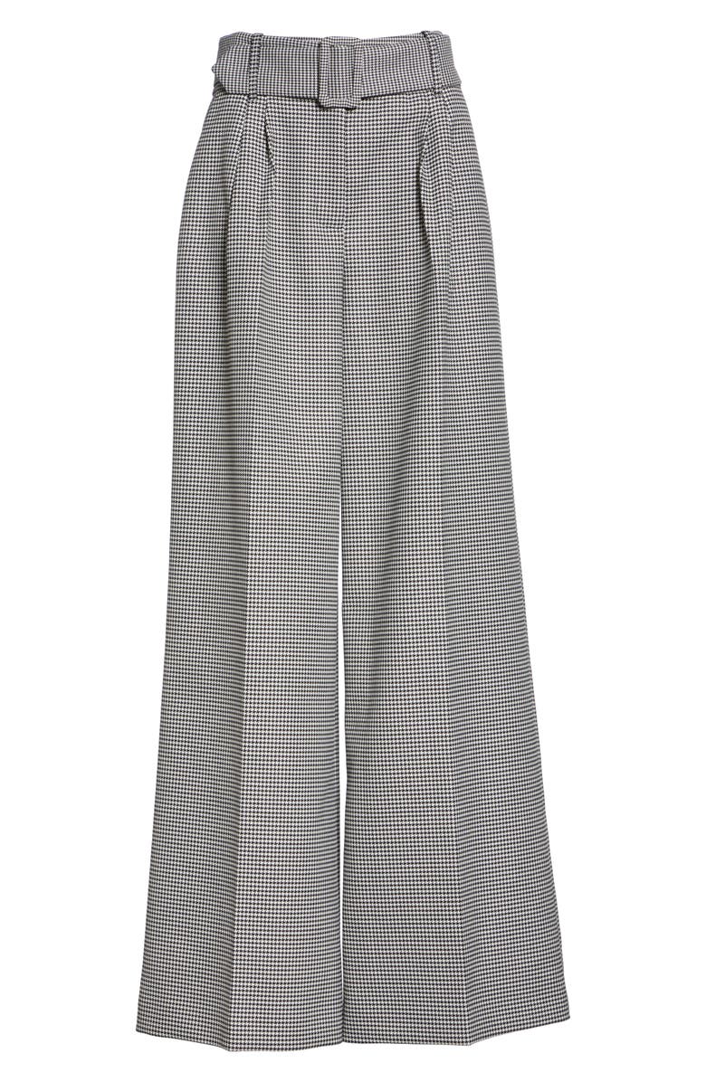 Tommy Hilfiger Tommy x Zendaya Houndstooth Belted Wide Leg Pants, Alternate, color,