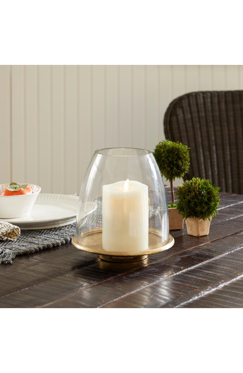 Napa Home & Garden Florence Hurricane Small, Alternate, color, Gold