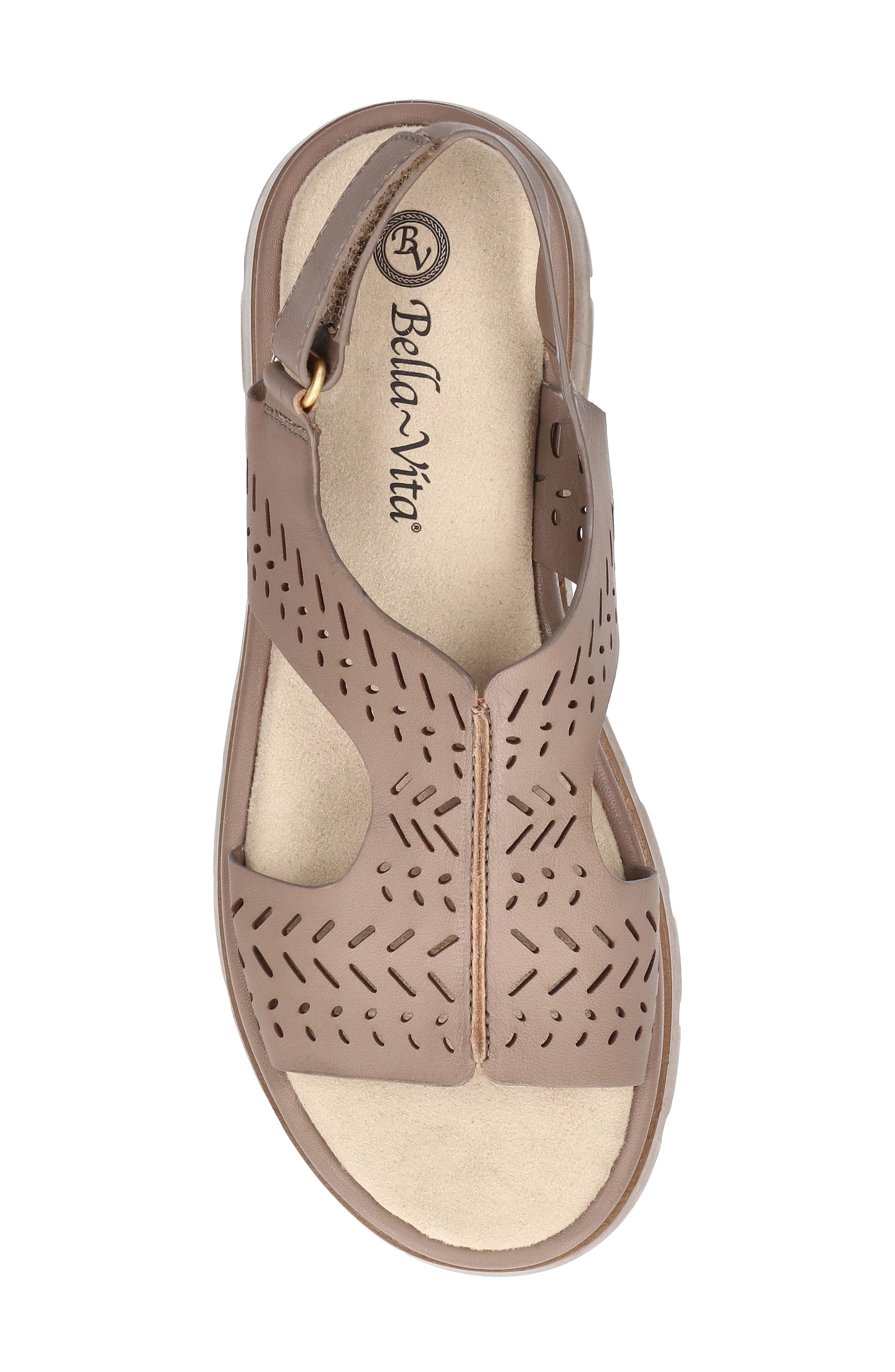 Indigo Slingback Platform Sandal, Alternate, color, TAUPE LEATHER