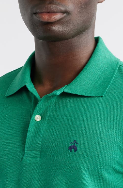 Brooks Brothers Slim Fit Cotton Piqué Polo In Green