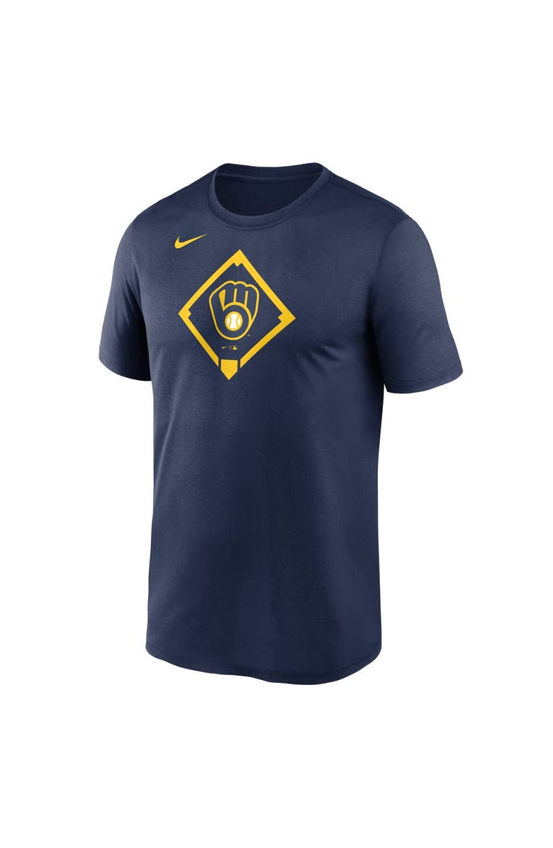 Nike Men's Nike Navy Milwaukee Brewers Icon Legend Performance T-Shirt, Alternate, color, Navy