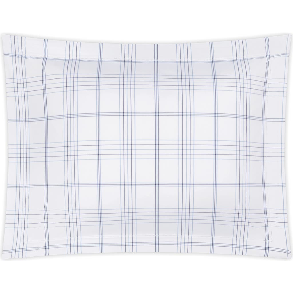 Matouk August Plaid Pillow Sham In Pattern