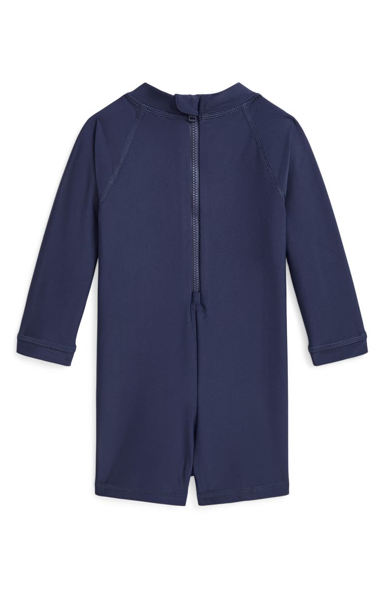 Ralph Lauren Long Sleeve One-Piece Rashguard Swimsuit, Alternate, color, 