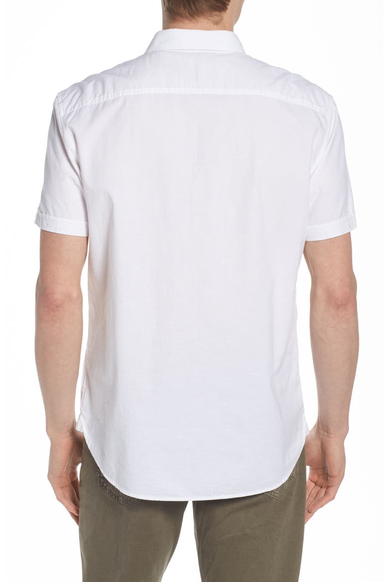 Pearson Regular Fit Short Sleeve Sport Shirt, Alternate, color, TRUE WHITE