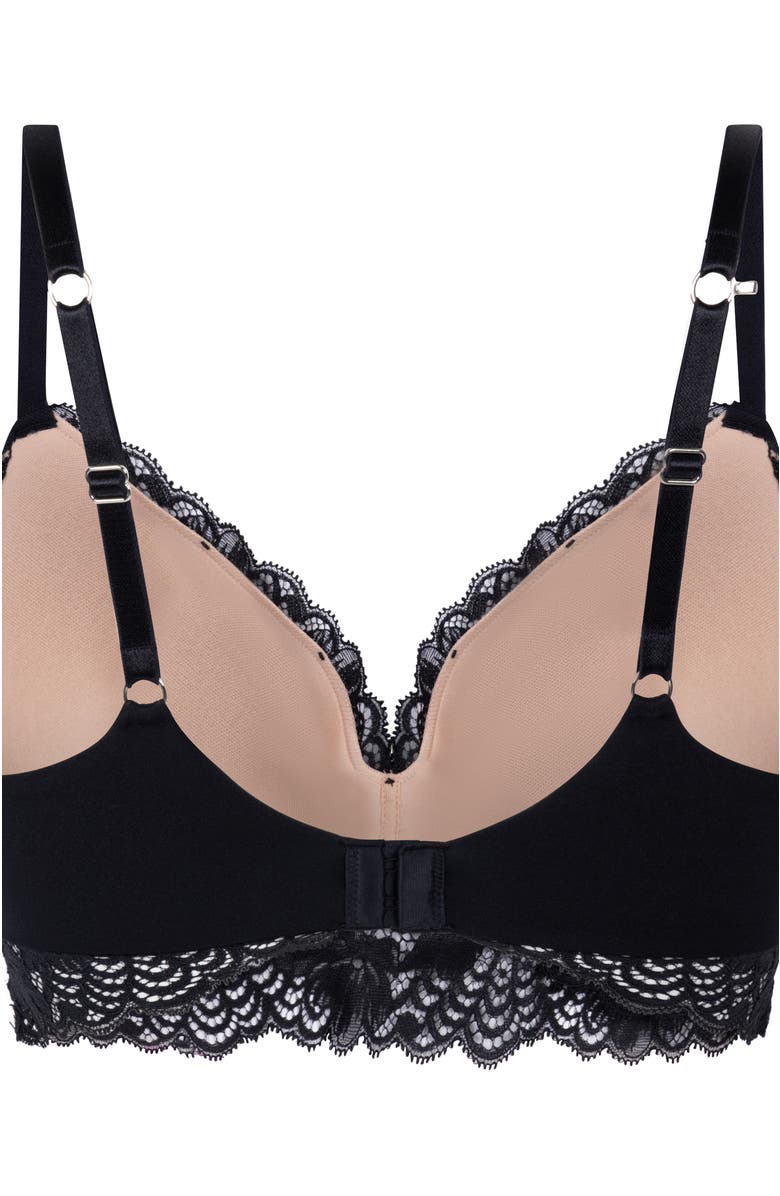 Hunkemöller Andrea Padded Non-Wired Bra, Alternate, color, Black