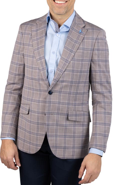 Shadow Plaid Sport Coat (Regular, Short & Long)