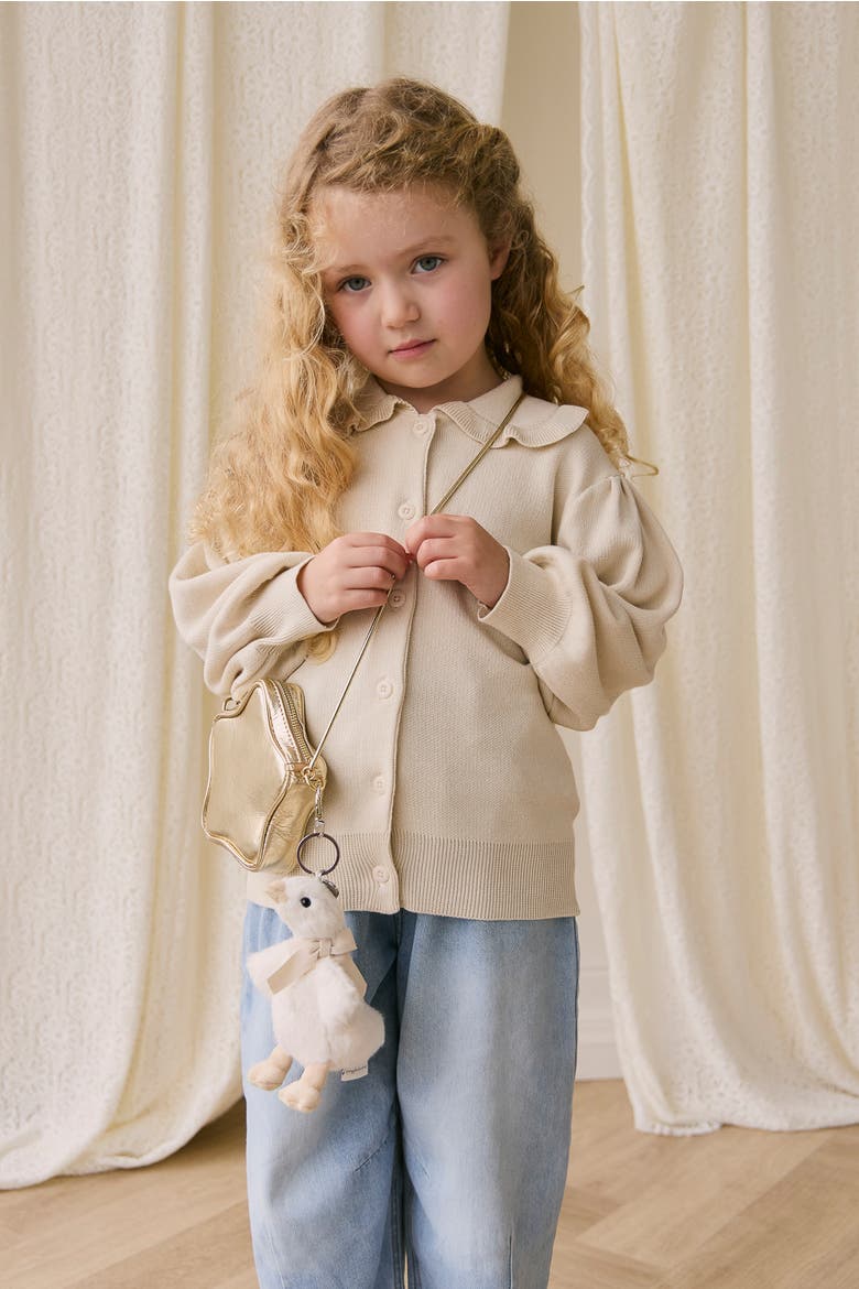 Rosie the Duck 6" Keychain with Bow, Alternate, color, Off white
