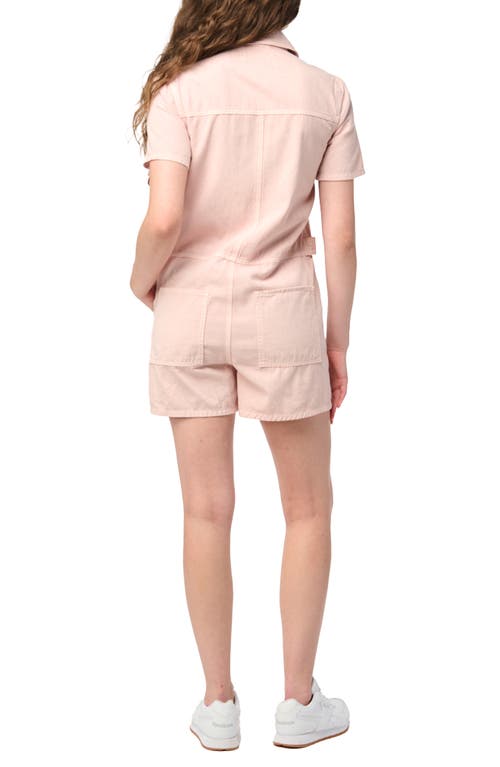 Blanknyc Short Sleeve Cotton Utility Romper