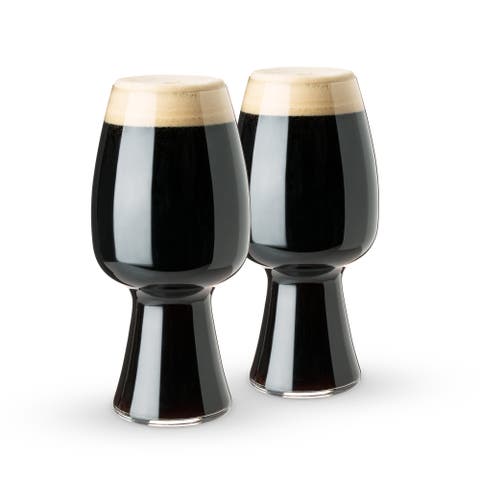 Craft Stout Beer Glass Set of 2