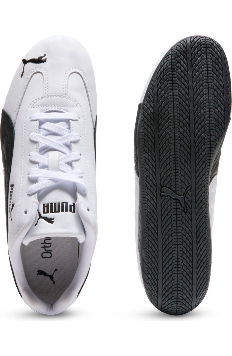 PUMA Speedcat Full Leather Sneaker, Alternate, color, Puma White/ Puma Black