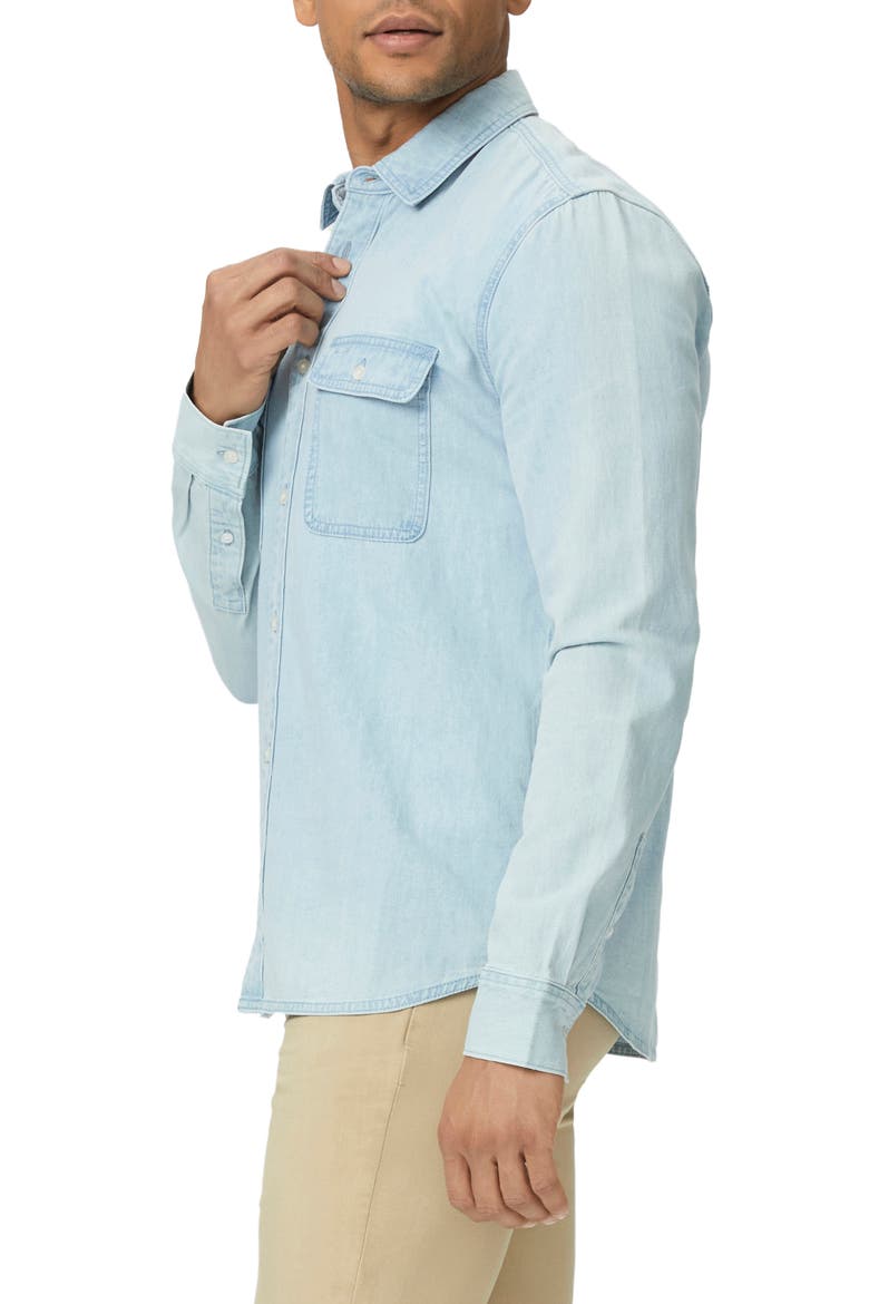 Martin Chambray Button-Up Shirt, Alternate, color, ASHER