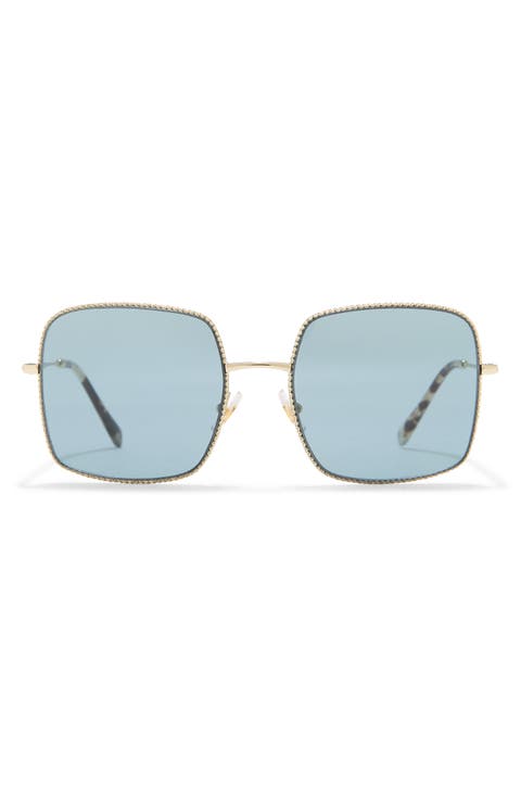 58mm Square Sunglasses