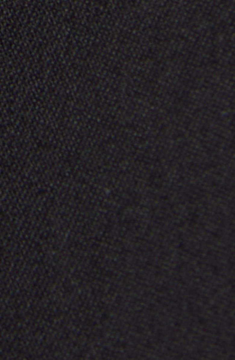 Bottega Veneta Black Wool Twill Wide Leg Trousers, Alternate, color, 1010 Double Black