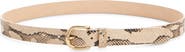 Isabel Marant Zap Snakeskin Embossed Belt