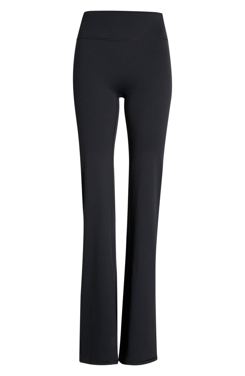 NikeSKIMS Matte Slim Flare Leggings, Alternate, color, Nskm Obsidian