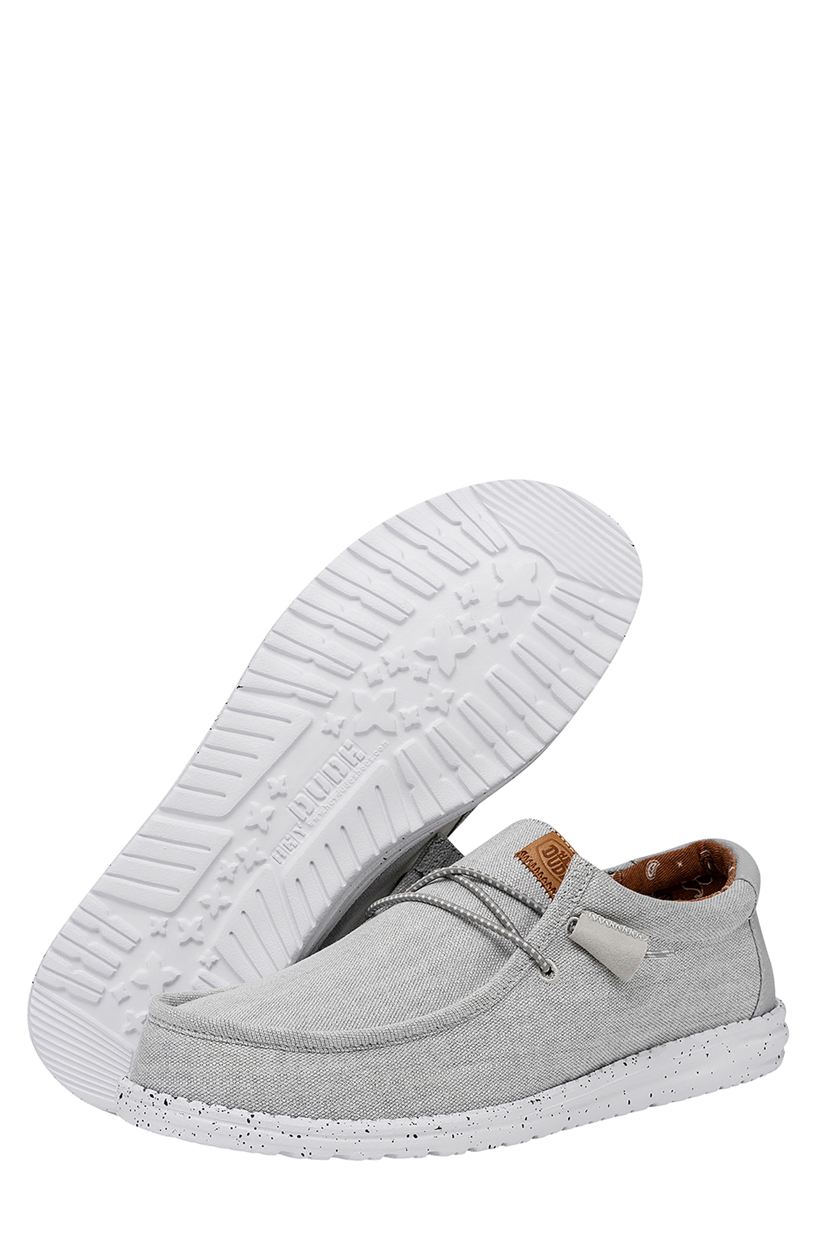 Hey Dude Wally Slip-On Sneaker, Alternate, color, Light Grey