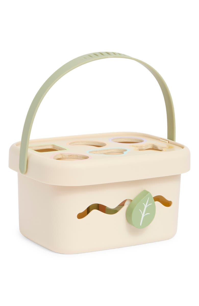 Pearhead Wooden Shape Sorter Bucket, Alternate, color, 
