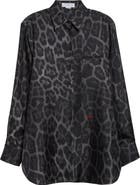 Stella McCartney Leopard Print Silk Button-Up Shirt