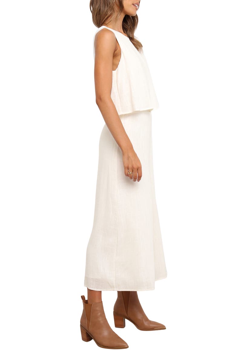 Sleeveless Popover Wide Leg Jumpsuit, Alternate, color, WHITE