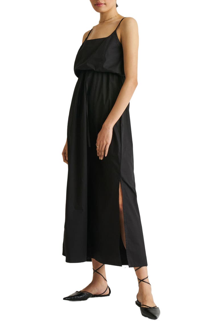 Strappy Maxi Dress, Alternate, color, Black