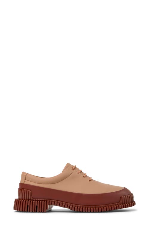 Camper Pix Oxford Shoes In Beige Multi