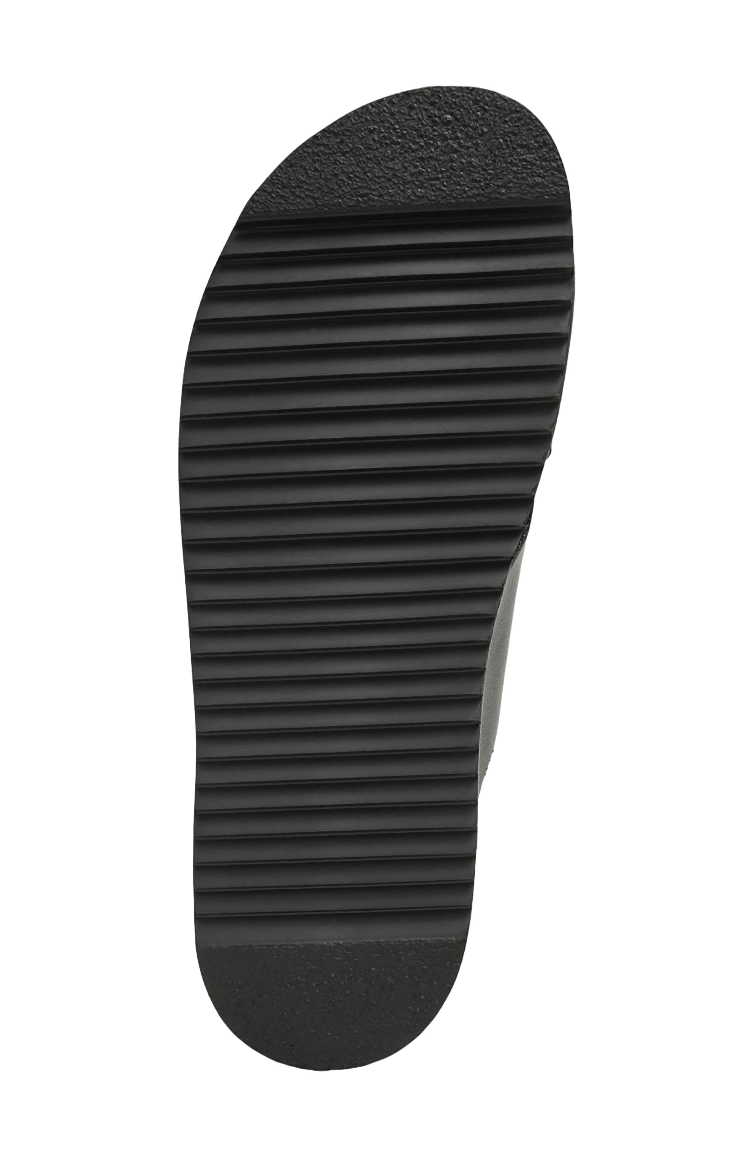 Aquatalia Bellini Weatherproof Slide Sandal, Alternate, color, Black Calf