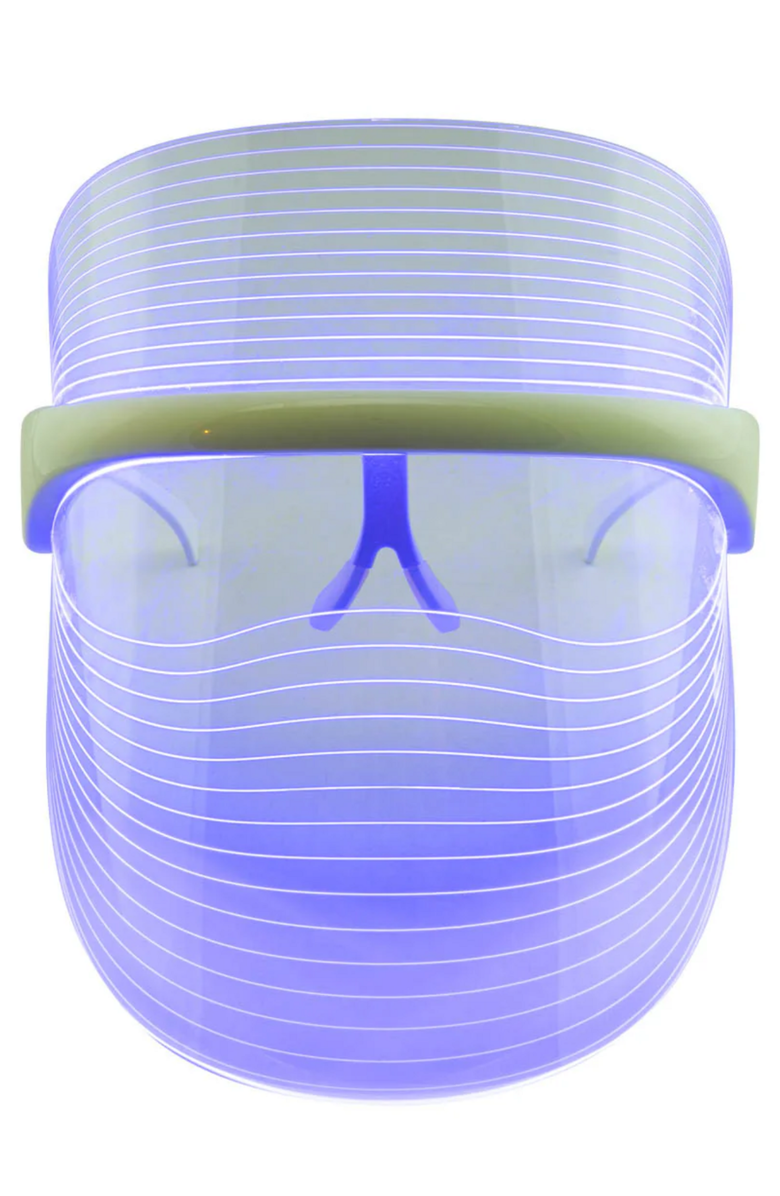 Lovery LED Light Therapy Face Shield Cordless, Rechargeable, 3 Color Light Treatment for Acne, Redness, and Skin Rejuvenation, Comfortable Wearable Skincare Mask for All Skin Types, Main, color, 