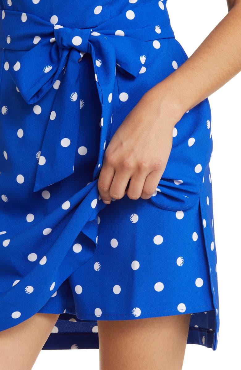 Lilly Pulitzer<sup>®</sup> Jada Polka Dot Off the Shoulder Romper, Alternate, color, 