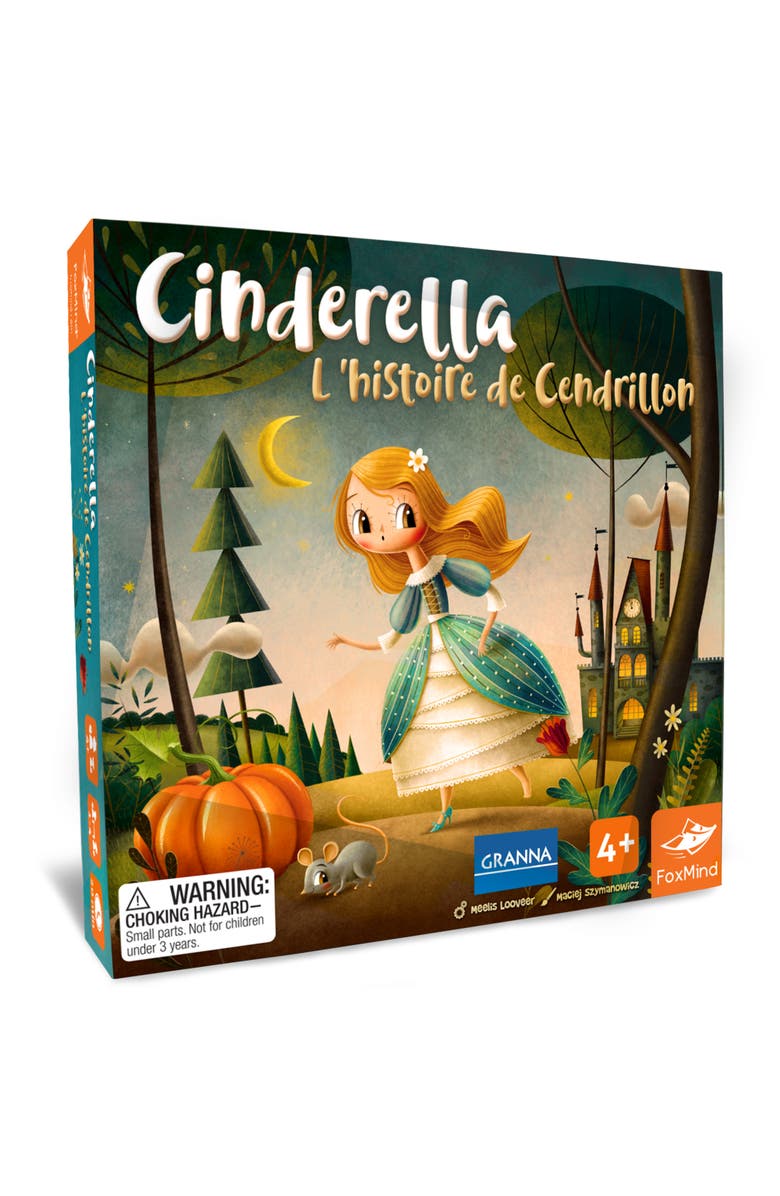 FoxMind Cinderella Foxmind Games, Granna Fairytale Series Tilelaying Boardgame, Main, color, 