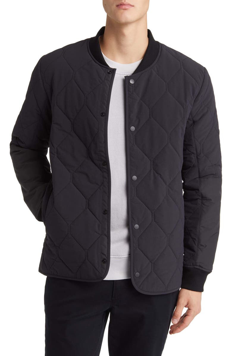 nobis Tailored Reversible Water Resistant Jacket, Main, color, Black