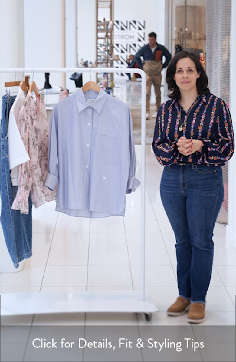 New Earl Pinstripe Button-Up Shirt, sales video thumbnail