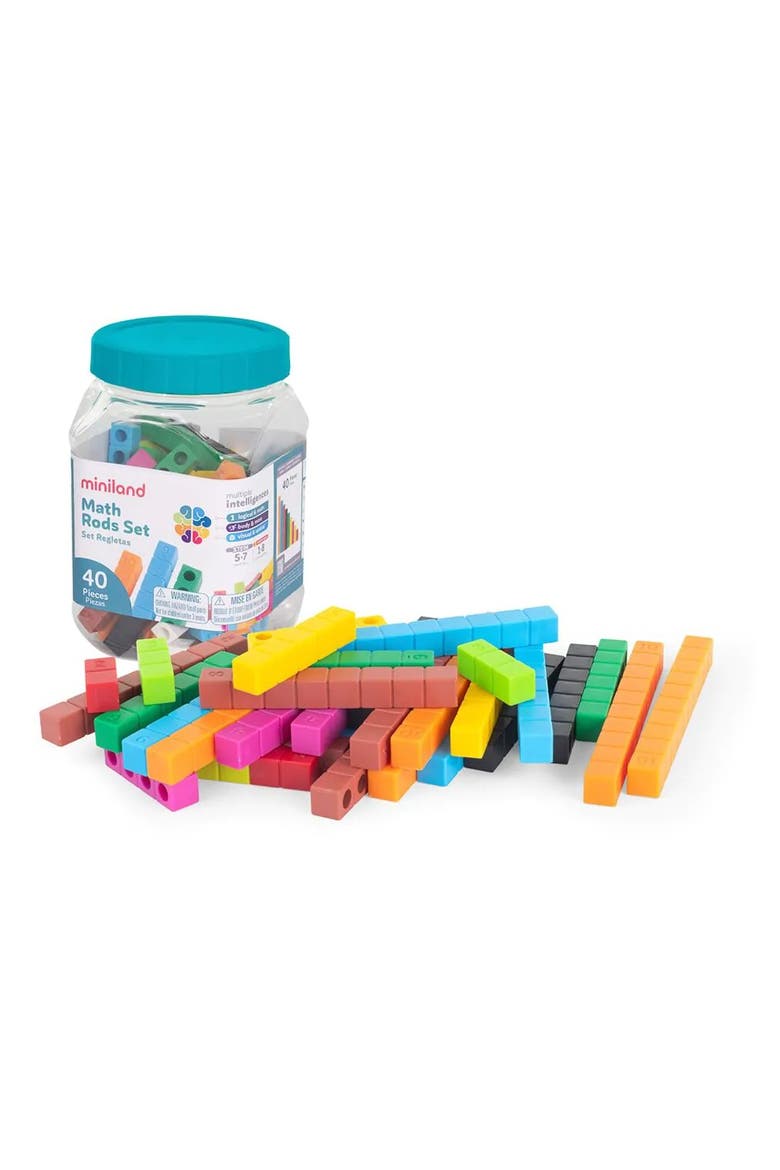 Math Rods Set, Main, color, Blue Multi