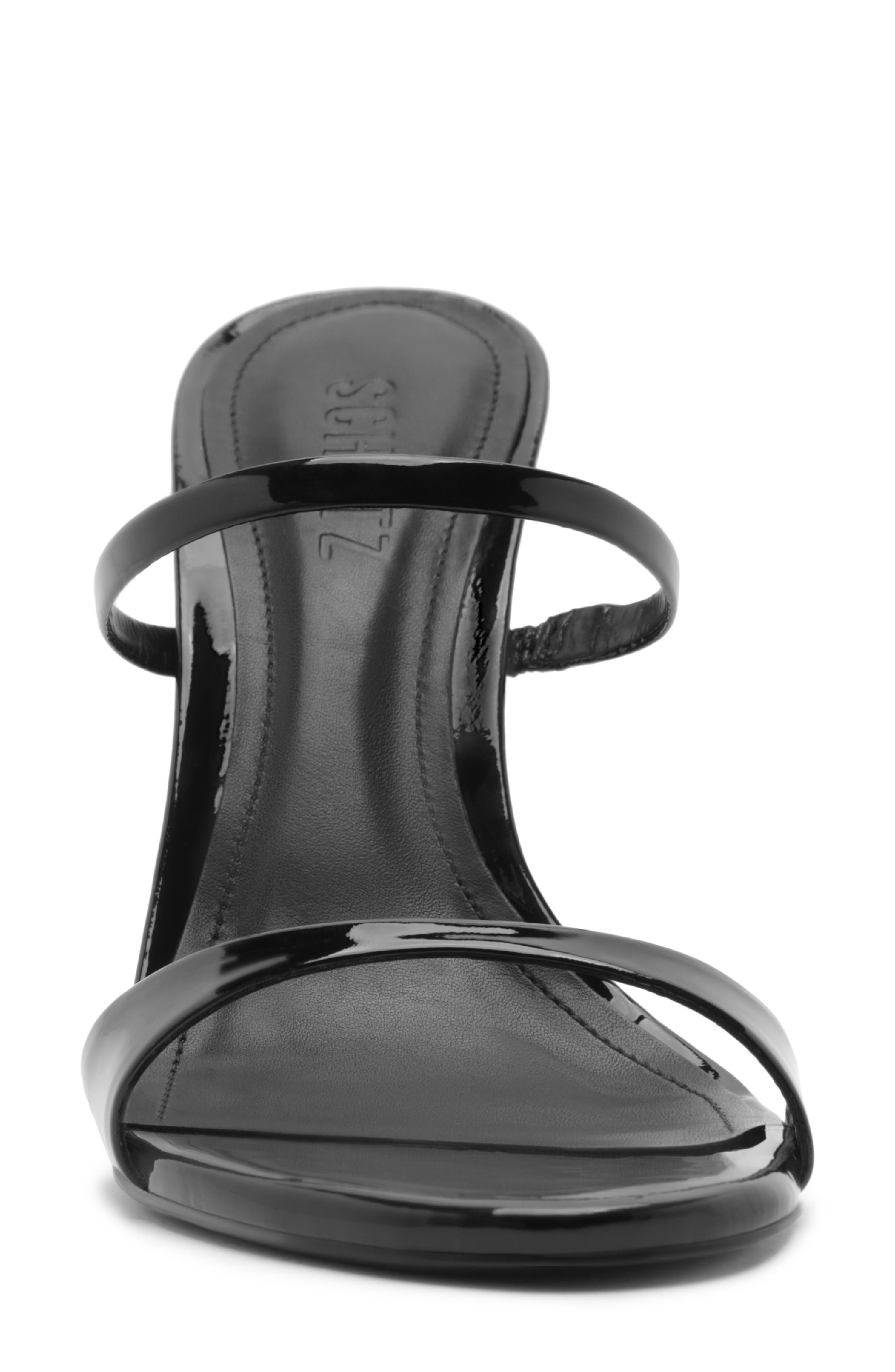 Schutz Jessica Slide Sandal, Alternate, color, Black