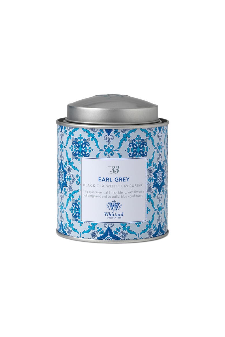 Earl Grey Loose Leaf Tea Caddy, Alternate, color, Black