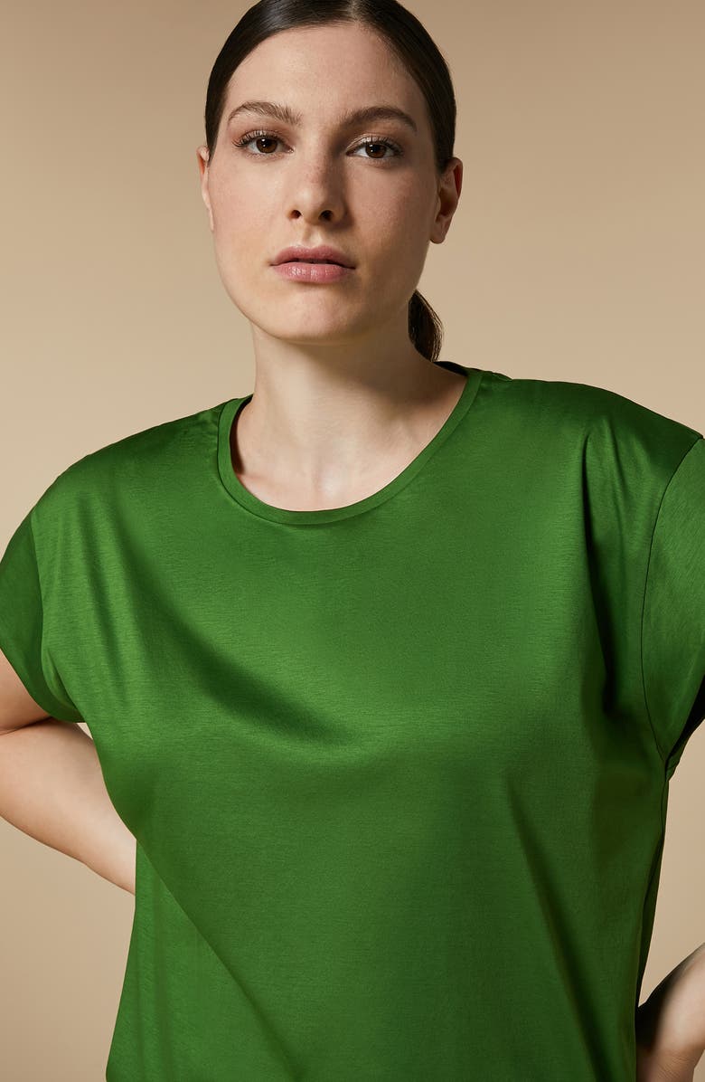 Marina Rinaldi Cotton Jersey T-Shirt, Alternate, color,